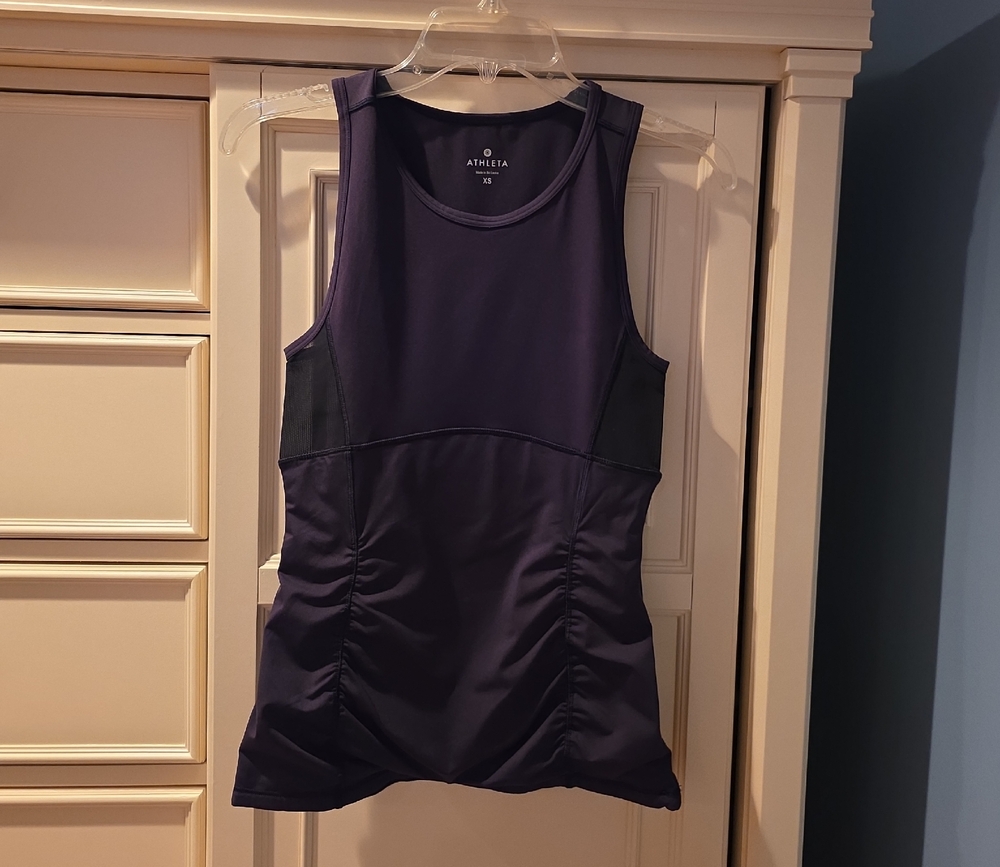 Athleta Stealth Sculptek Black Size XS Women's Tank Top